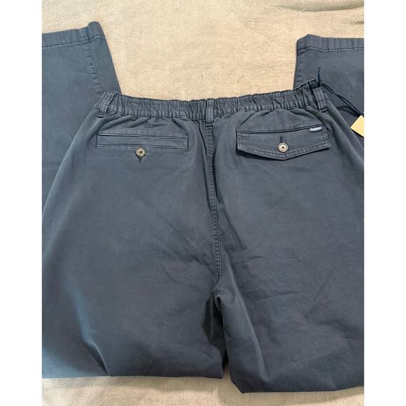 NWT Chubbies Men Originals Stretch Twill Pant Faded Navy Pants Size Large 30” - Picture 6 of 8